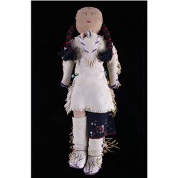 Early Plains Native American Indian Beaded Doll