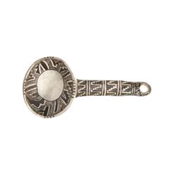 Anasazi Black on White Pottery Ladle 1000-1200 AD