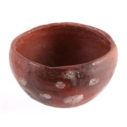 Mississippian Red & White Painted Bowl c. 1000- CE
