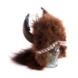 Plains Native American Indian Buffalo Headdress
