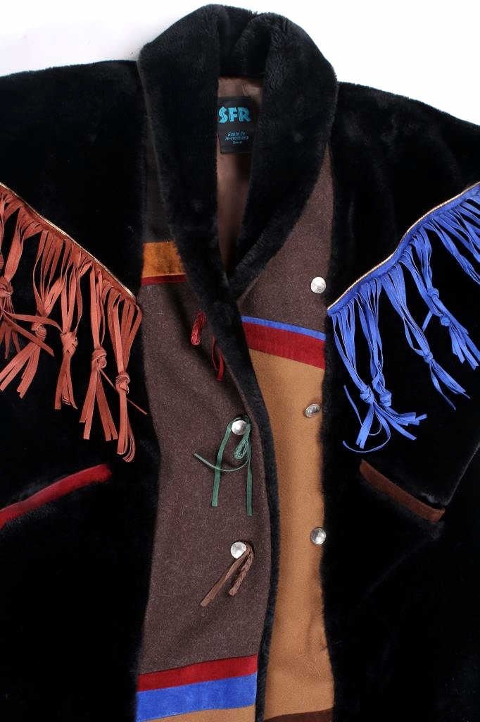 Western Buffalo Robe Full Length Coat