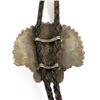 Image 5 : Zuni Mosaic Inlay Chief's Head Bolo Tie