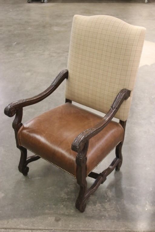 Ralph Lauren Leather Dining Chair Set (8)
