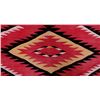 Image 5 : Early Navajo Eye Dazzler Pattern Wool Rug c. 1900