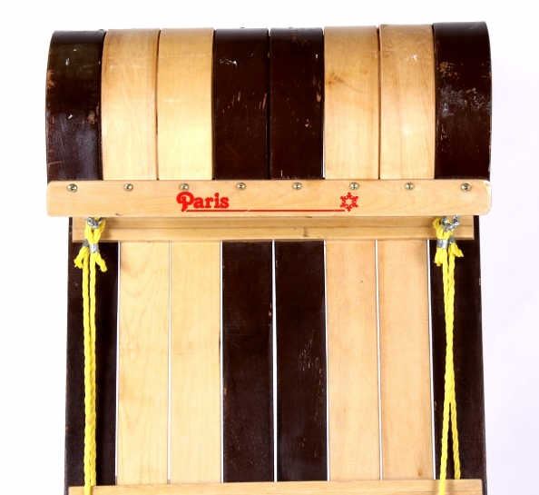 Vintage Bent Wood Paris Wooden Toboggan