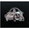 Image 11 : Pair of Zuni Multistone Rainbow Dancer Rings