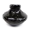 Image 1 : Mata Ortiz Matte on Black Pottery Jar, Villalpando