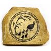 Image 1 : Mimbres Designed Quail Art on Flagstone