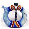Image 3 : Beaded Ceramic Decanter by Kathy Kills Thunder
