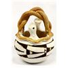 Image 3 : Vintage Acoma Pottery Bird Effigy Pottery Basket
