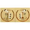 Image 2 : 4 Native American Navajo Sand Paintings by W. Chee