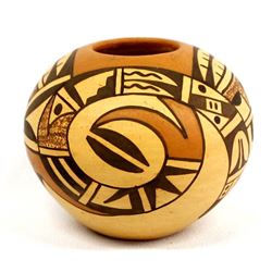 Beautiful Hopi Pottery Seed Jar by V. Dewakuku