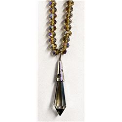 Australian Crystal Pendant Necklace, Kills Thunder