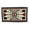 Image 1 : Large Navajo Storm Pattern Wool Textile Rug