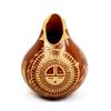 Image 1 : 1989 Native American Jemez Carved Pottery Jar