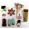 Image 2 : 6 Native American Hopi Flat Kachinas