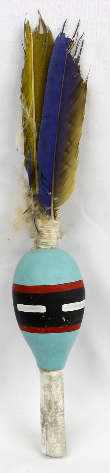 Vintage Native American Hopi Gourd Rattle