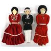 Image 1 : 3 Native American Navajo Cloth Dolls