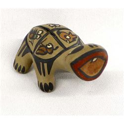 Santa Clara Whimsical Pottery Turtle by S. Naranjo