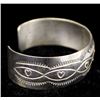 Image 3 : Native American Navajo Sterling Bracelet