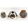 Image 1 : 3 Small Pieces of Native American Acoma Pottery