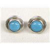Image 1 : Native American Navajo Sterling Turquoise Earrings