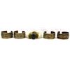 Image 1 : 5 Asian Brass and Bone Bracelets