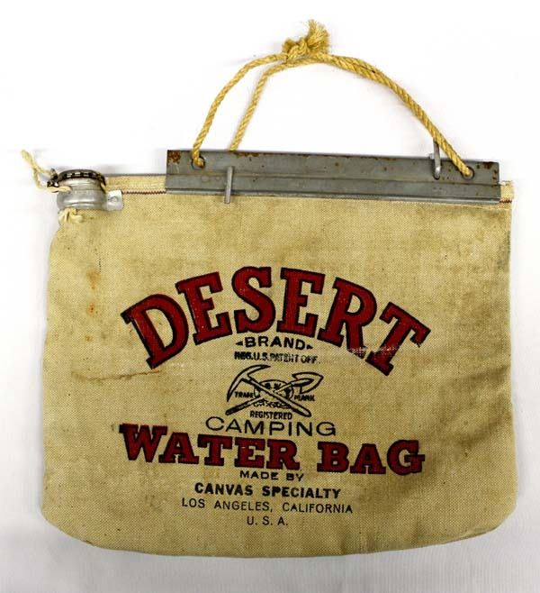 Desert Brand Canvas Camping Water Bag