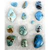 Image 1 : 13 Assorted Turquoise Cabochons