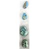 Image 3 : 13 Assorted Turquoise Cabochons