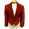 Image 1 : Red Tony Lama Diamond Leathers Suede Jacket