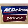 Image 1 : NO RESERVE AC DELCO BATTERIES VINTAGE TIN SIGN