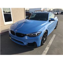 2018 BMW M4 BLUE
