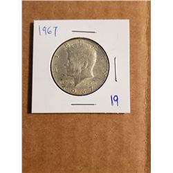 1967 Kennedy Half Dollar