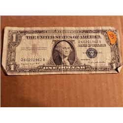 1957 A Series One Dollar Silver Certificate