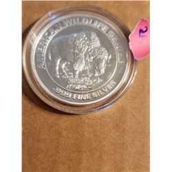 999 Fine Silver American Wildlife Series Historic Colorado Mining