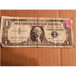 1957 A Series One Dollar Silver Certificate