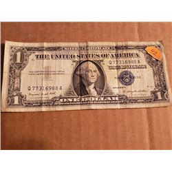 1957 A Series One Dollar Silver Certificate