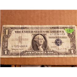 1957 B Series One Dollar Silver Certificate