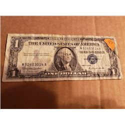 1957 B Series One Dollar Silver Certificate