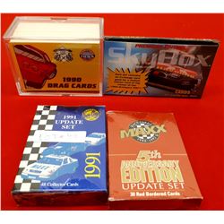 4 CASES COLLECTIBLE RACECAR AND RACERS CARDS