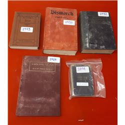 5 VINTAGE BOOKS