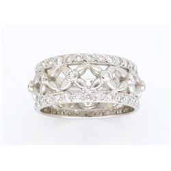 18KT White Gold 1.20ctw Diamond Ring