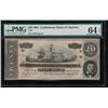 Image 1 : 1864 $20 Confederate States of America Note PMG 64EPQ