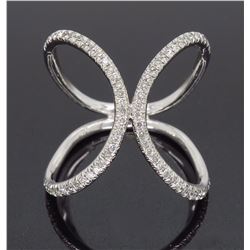 18KT White Gold 0.65ctw Diamond Ring