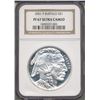 Image 1 : 2001-P $1 Buffalo Silver Dollar Coin NGC PF67