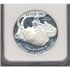 Image 2 : 2001-P $1 Buffalo Silver Dollar Coin NGC PF67