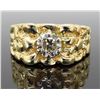 Image 2 : 14KT Yellow Gold 0.74ct Diamond Ring