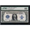 Image 1 : 1923 $1 Silver Certificate PMG 66EPQ