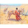 Image 1 : Nancy McLaughlin, oil on canvas Leo Beaulaurier, pastel
